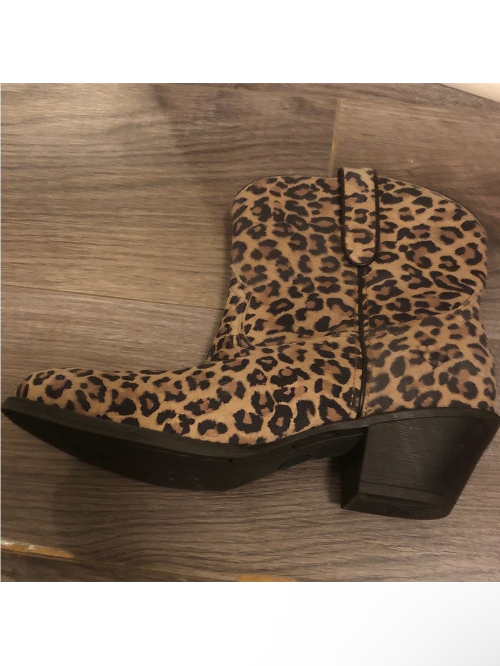 Ariat Brown Leopard Ankle Boots